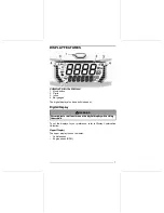 Preview for 9 page of BRP Ski-Doo COMPACT DIGITAL DISPLAY Operator'S Manual