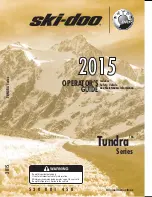 Предварительный просмотр 1 страницы BRP Ski-doo Tundra Series Operator'S Manual