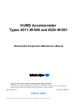 BRUEL & KJAER 4511-W-006 Abbreviated Component Maintenance Manual предпросмотр