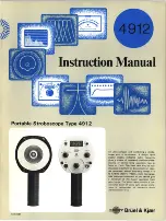 Предварительный просмотр 1 страницы BRUEL & KJAER 4912 Instruction Manual