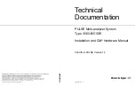 Предварительный просмотр 1 страницы BRUEL & KJAER PULSE 3560-B Technical Documentation Manual