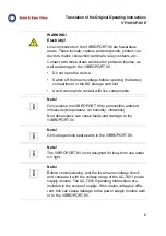 Предварительный просмотр 13 страницы BRUEL & KJAER VIBROPORT 80 Translation Of The Original Operating Instructions