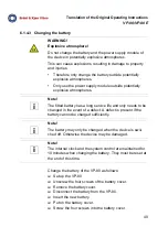 Предварительный просмотр 47 страницы BRUEL & KJAER VIBROPORT 80 Translation Of The Original Operating Instructions