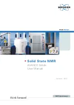 Bruker BioSpin Solid State NMR User Manual предпросмотр