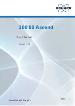 Bruker 300'89 Ascend User Manual предпросмотр