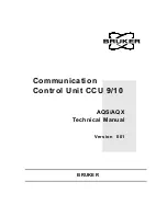 Предварительный просмотр 1 страницы Bruker AQS Technical Manual