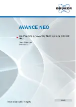 Bruker AVANCE NEO User Manual предпросмотр