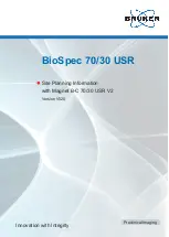 Предварительный просмотр 1 страницы Bruker BioSpec 70/30 USR V2 Manual