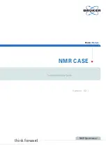 Bruker BioSpin NMR CASE Troubleshooting Manual предпросмотр