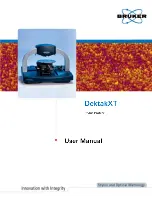 Предварительный просмотр 1 страницы Bruker DektakXT User Manual