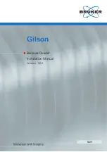 Bruker Gilson Installation Manual preview