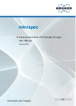 Bruker minispec User Manual предпросмотр