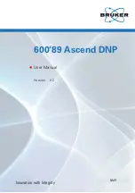 Bruker NMR 600'89 Ascend DNP User Manual preview