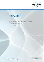 Bruker NMR CryoFIT Installation Manual предпросмотр