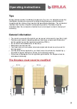 Preview for 7 page of BRULA B Assembly And Operating Instructions Manual