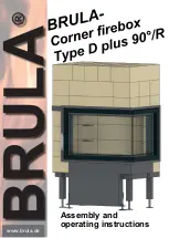 Preview for 1 page of BRULA Complete firebox Type B plus 90 Assembly And Operating Instructions Manual