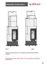 Предварительный просмотр 13 страницы BRULA Round Firebox R 250/H Assembly And Operating Instructions Manual