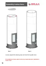 Предварительный просмотр 14 страницы BRULA Round Firebox R 250/H Assembly And Operating Instructions Manual