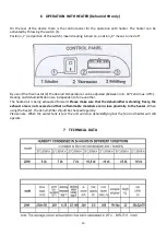 Preview for 13 page of Brune DEHUMID 9 Instructions For Use And Maintenance Manual