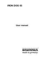 Brunner Iron dog 03 User Manual preview