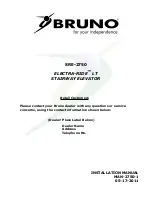 Bruno ELECTRA-RIDE LT Manual preview