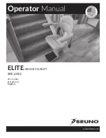 Preview for 1 page of Bruno ELITE SRE-2010 Operator'S Manual