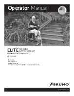 Bruno OUTDOOR ELITE CRE-2110E Operator'S Manual preview