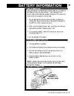 Предварительный просмотр 19 страницы Bruno REGAL CUB 35 Operator'S Manual