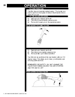 Предварительный просмотр 22 страницы Bruno REGAL CUB 35 Operator'S Manual