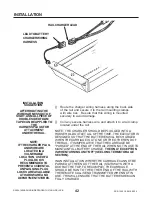 Предварительный просмотр 42 страницы Bruno SRE-1550 Electra-Ride II Installation Manual