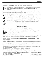 Preview for 5 page of Bruno VPL-3100 Operator'S Manual