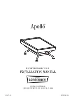 Предварительный просмотр 1 страницы Brunswick Contender Apollo Installation Manual