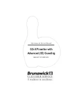 Brunswick GS-X Series Operation & Service Manual preview