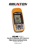 Brunton Atlas MNS Operation Instructions Manual предпросмотр