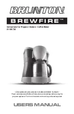 Brunton Brewfire 81-100730 User Manual предпросмотр