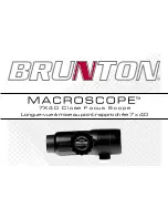 Предварительный просмотр 1 страницы Brunton Macroscope User Manual