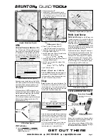 Предварительный просмотр 2 страницы Brunton QuadTool User Manual