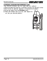 Предварительный просмотр 14 страницы Brunton Roger 18 Series User Manual