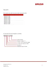 Preview for 3 page of Brusa BSC623-12V-B Series Technical Information And Start-Up