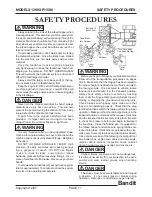 Предварительный просмотр 27 страницы Brush Bandit 1290XP Operating & Parts Manual