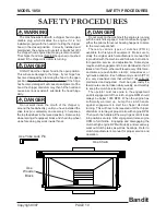 Предварительный просмотр 12 страницы Brush Bandit 1850 Operating & Parts Manual