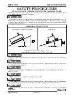 Предварительный просмотр 14 страницы Brush Bandit 1850 Operating & Parts Manual