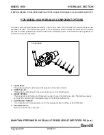 Предварительный просмотр 63 страницы Brush Bandit 1850 Operating & Parts Manual