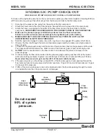 Предварительный просмотр 69 страницы Brush Bandit 1850 Operating & Parts Manual