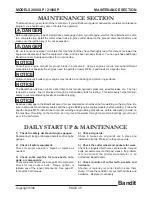 Предварительный просмотр 41 страницы Brush Bandit 2000XP Operating & Parts Manual