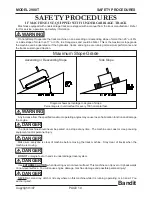 Предварительный просмотр 14 страницы Brush Bandit 2900T Operating & Parts Manual