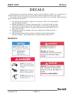 Предварительный просмотр 18 страницы Brush Bandit 2900T Operating & Parts Manual