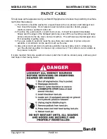 Preview for 61 page of Brush Bandit 65XL Operating & Parts Manual