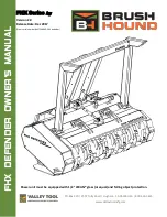 Brush Hound FHX Series Owner'S Manual preview