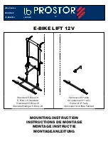 Предварительный просмотр 1 страницы BRUSTOR PROSTOR E-BIKE LIFT 12V Mounting Instruction